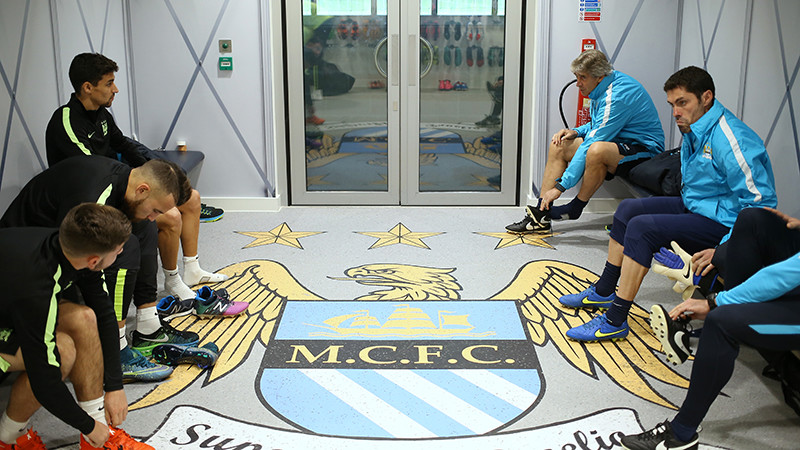 Manchester City training