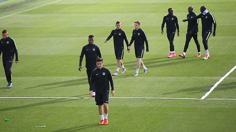 Manchester City training