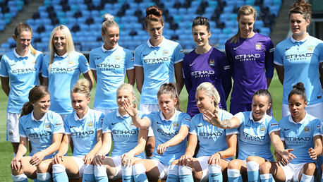 Manchester City Women photo shoot