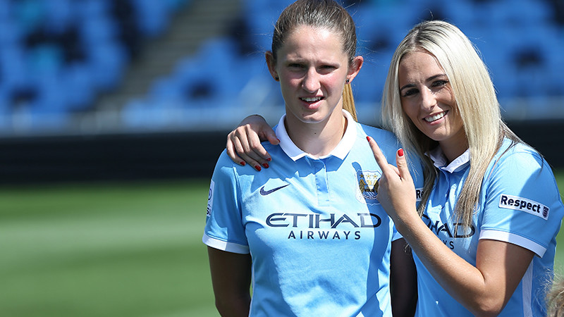 Manchester City Women photo shoot