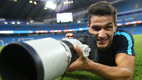 Picture special: Open training at the Etihad