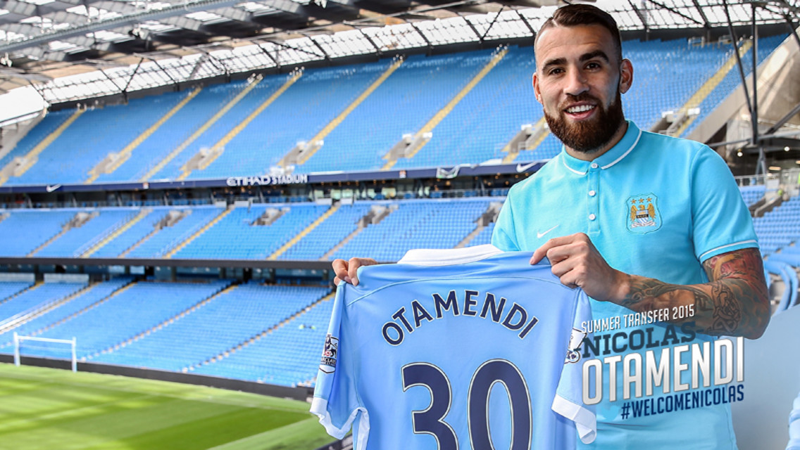 Picture Special: Otamendi's first day