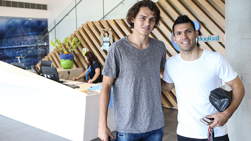 Sergio Aguero and Enes Unal