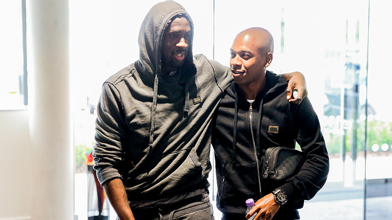 Yaya Toure and Fernandinho