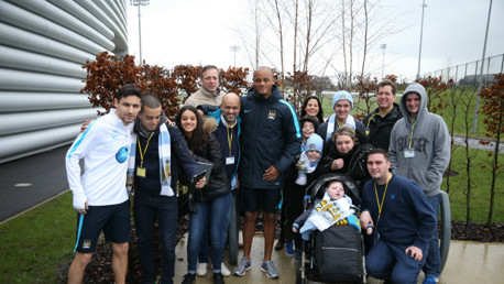 Picture special: 'Make a Wish' fans meet their City heroes