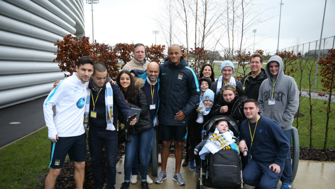 Picture special: 'Make a Wish' fans meet their City heroes