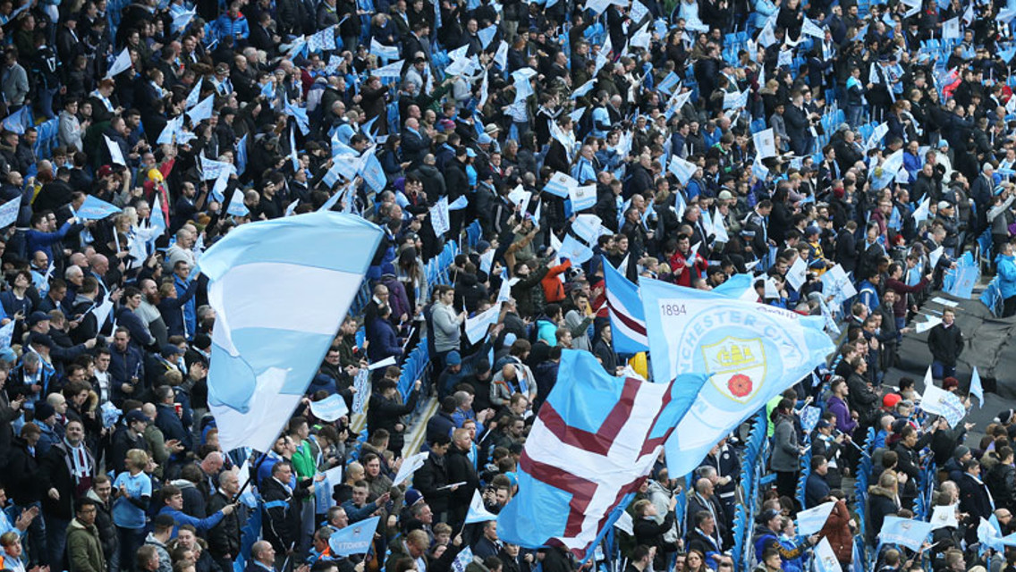 ETIHAD STADIUM: The only place to be on matchdays.
