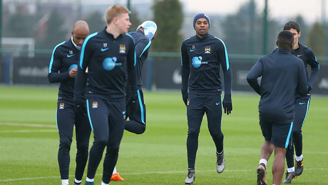 Fernandinho back in training
