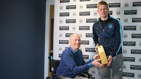Etihad Player of the Month presentation