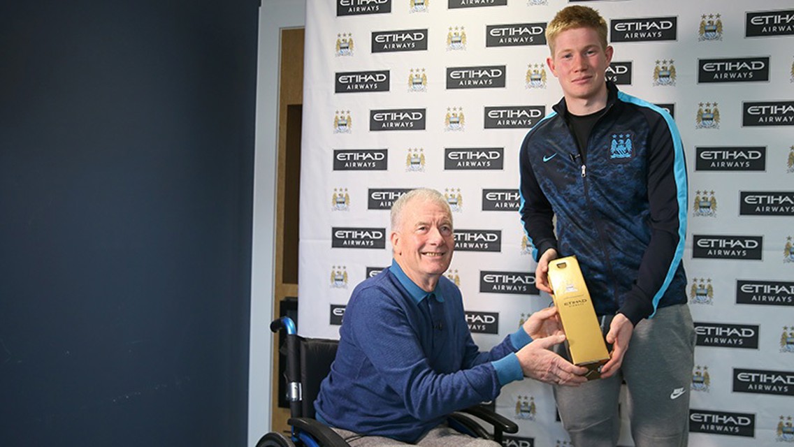 Etihad Player of the Month presentation