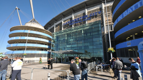 City of Manchester Stadium reception on matchday
