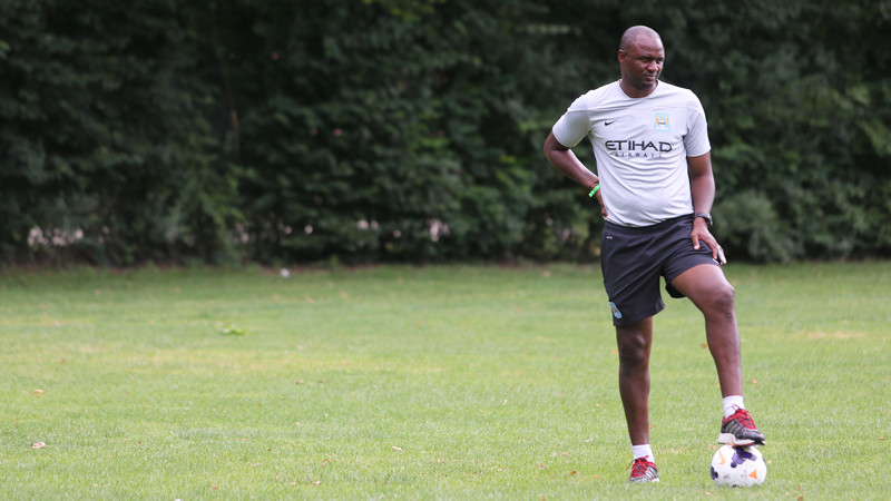 Patrick Vieira in training in Croatia MF3B3078