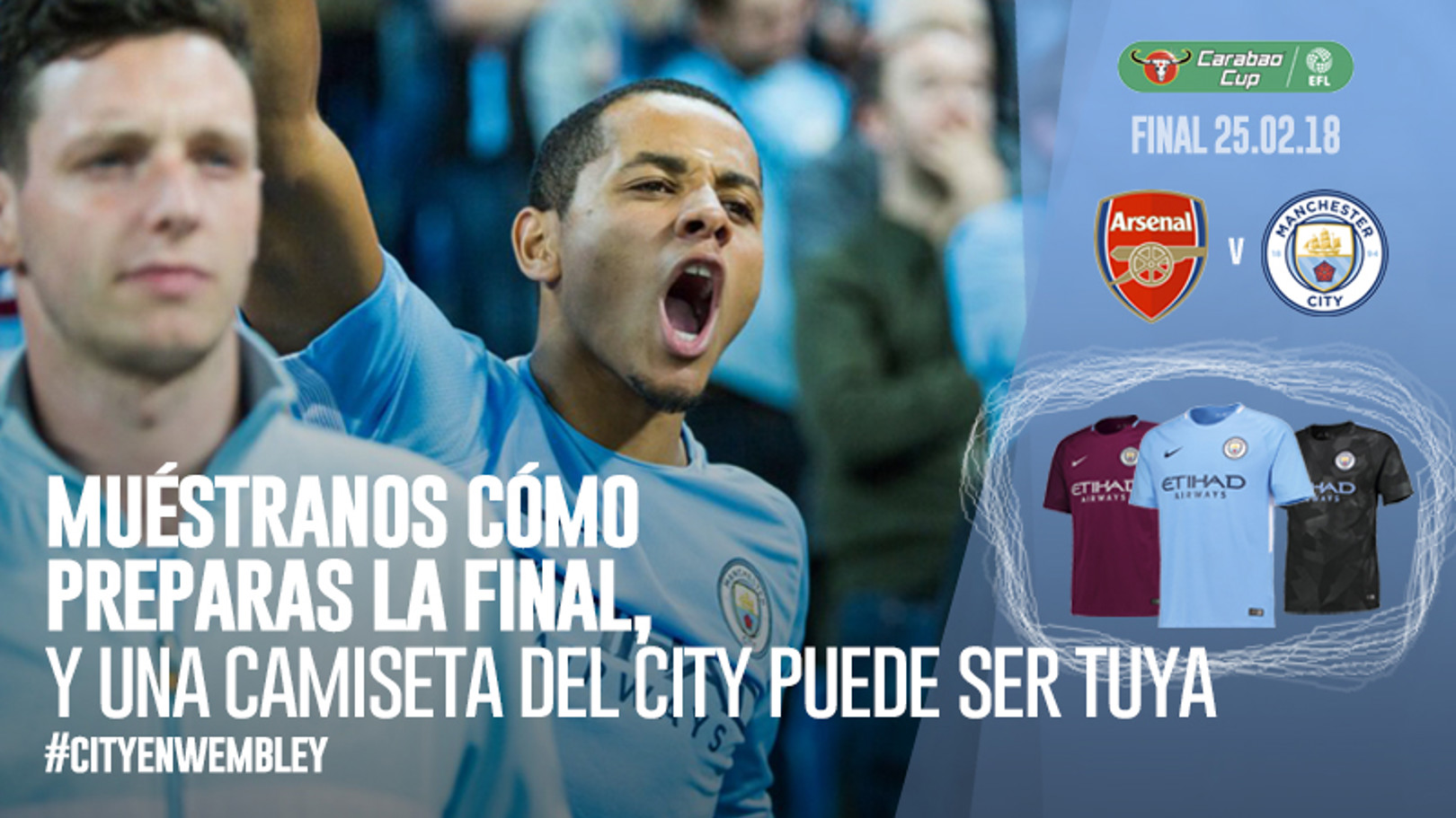 ¡Gana una camiseta del City!