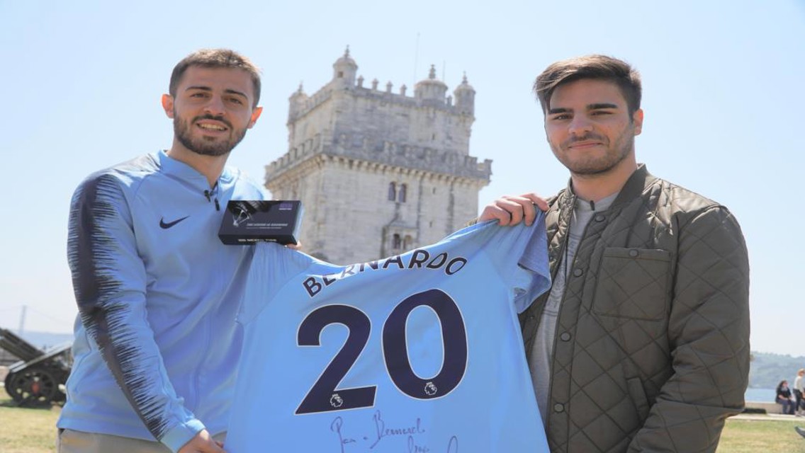 Quando Bernardo Silva jogador conhece Bernardo Silva fã 