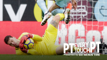 Todos os Toques: Ederson x Burnley