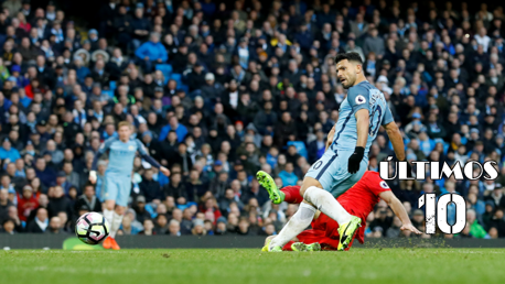 Últimos 10 gols: City v Liverpool 