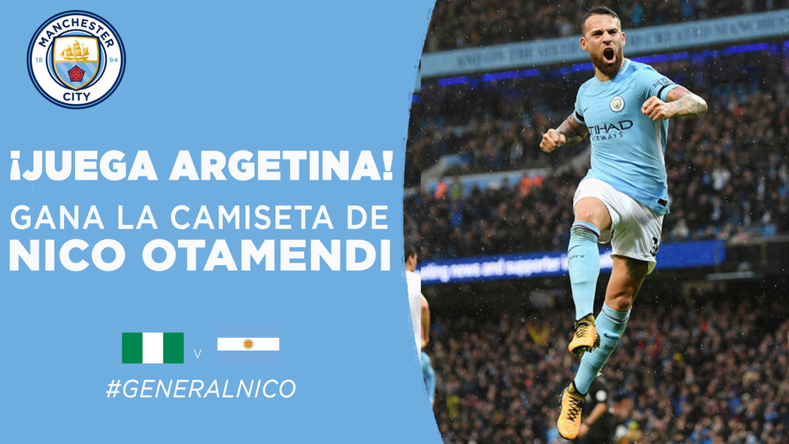Gana la camiseta de Nico Otamendi.
