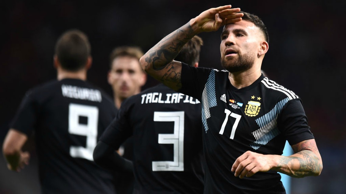 NICO OTAMENDI. Autor del gol de Argentina ante España.