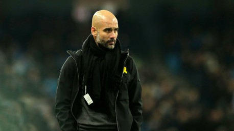 PEP GUARDIOLA. 100 partidos con el City.