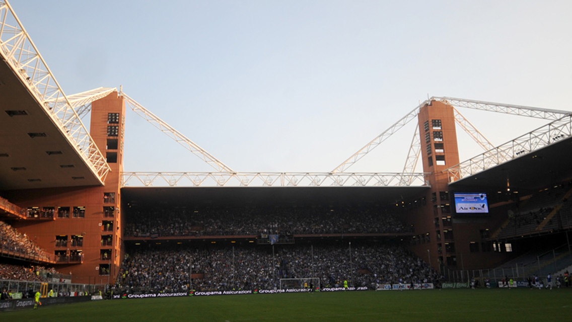 Sampdoria and Genoa stadium