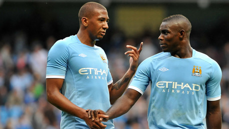 MCFC's Jerome Boateng and Micah Richards