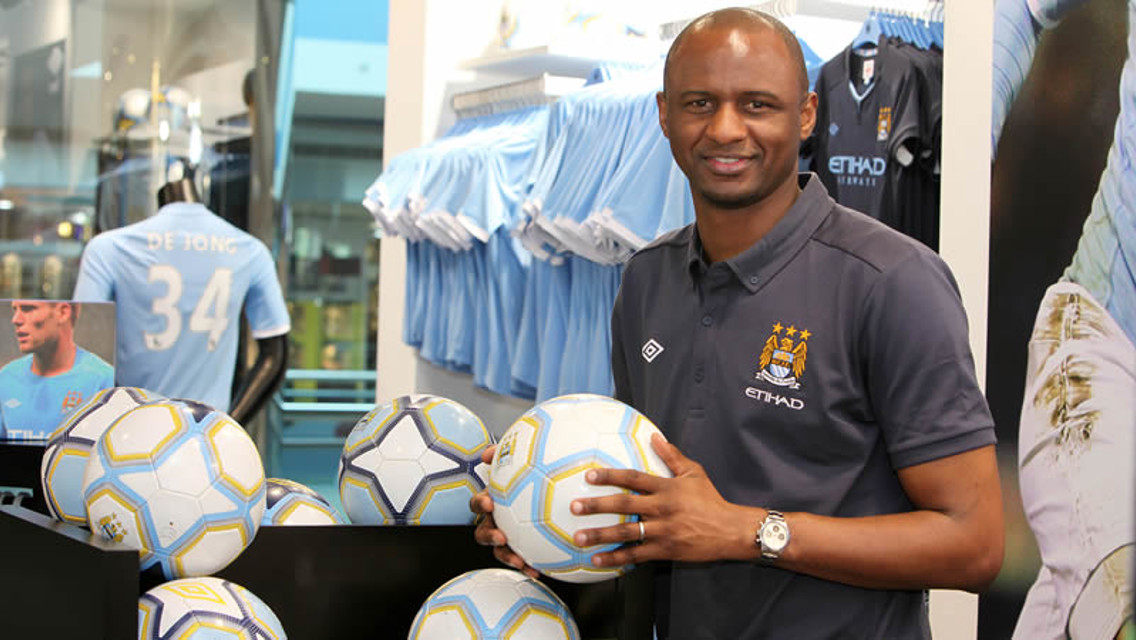 Patrick Vieira in CityStore Abu Dhabi