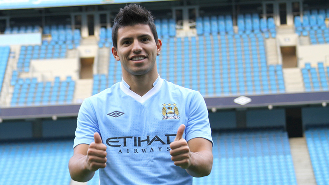 Sergio Aguero Shot Dublin2