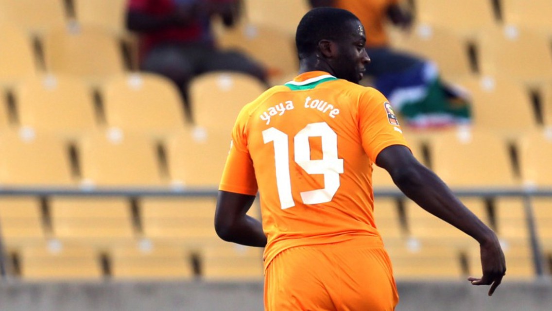 Yaya Toure Ivory Coast v Togo