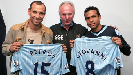 Martin Petrov Sven Goran Ericsson Geovanni new signing 0708