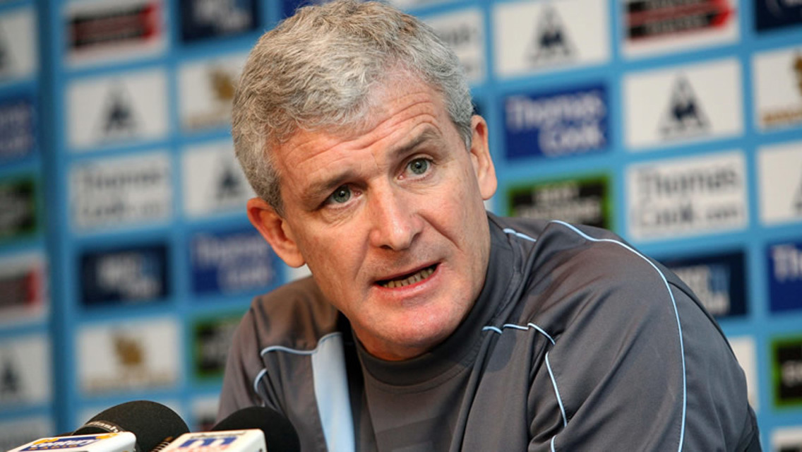 Mark Hughes at Press Conference 0809