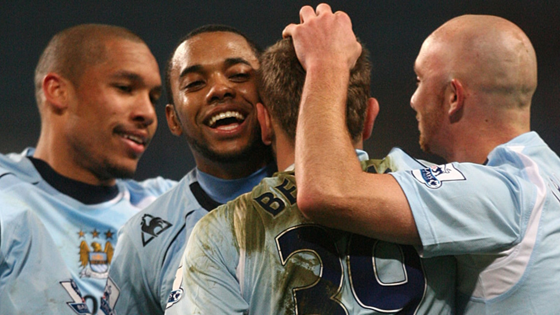 Nigel De Jong Robinho Craig Bellamy Stephen Ireland 0809