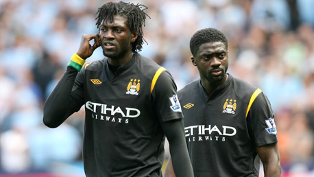 Adebayor and Toure