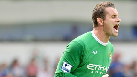 Shay Given at Ewood park