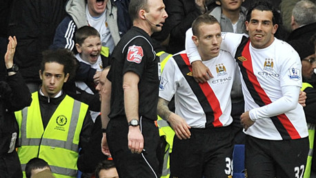 Tevez and Bellamy 