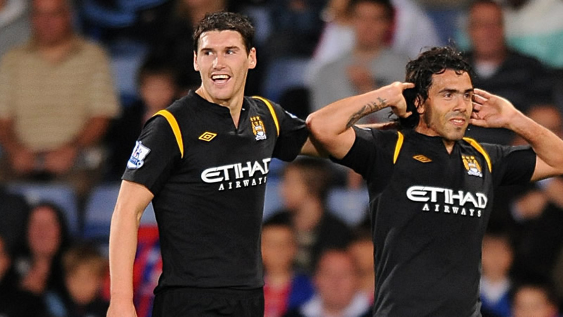 Tevez Celebrates