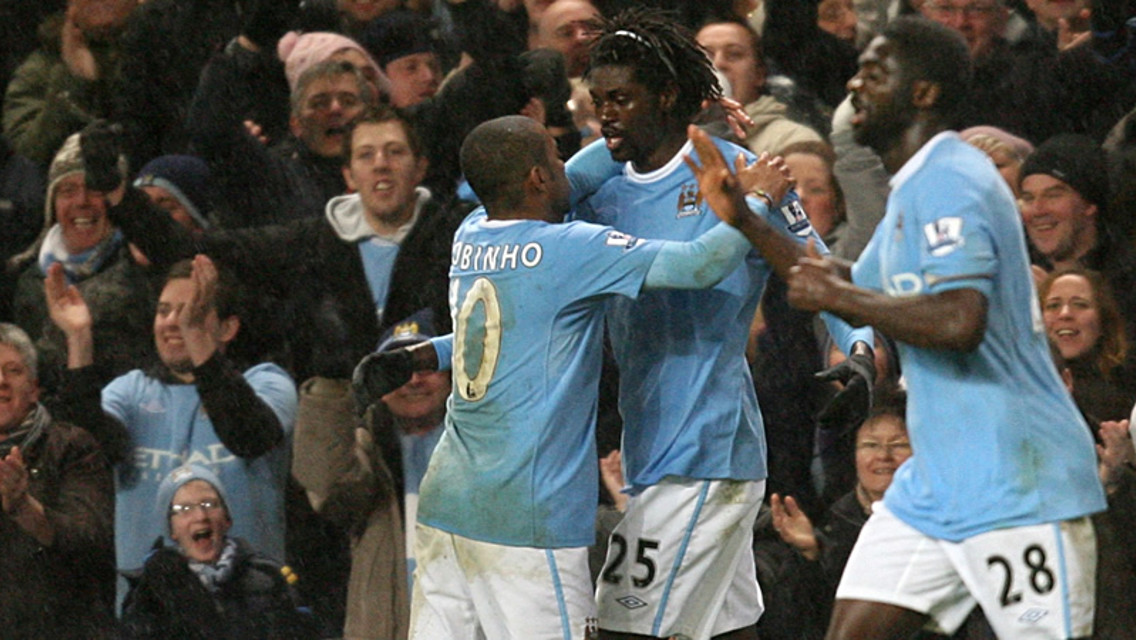 Team celebrates v Chelsea