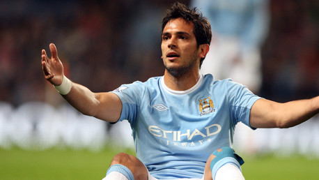 Manchester City's Santa Cruz