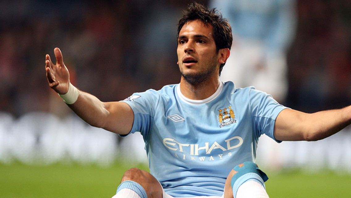 Manchester City's Santa Cruz