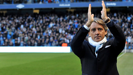 Mancini claps
