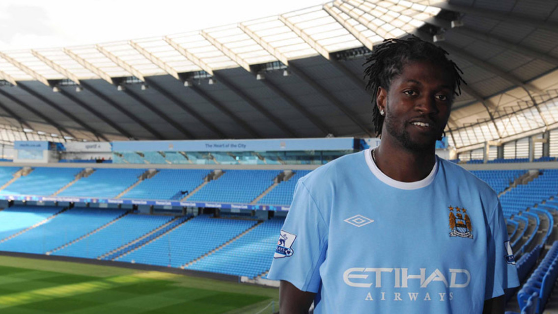 Adebayor signs for City