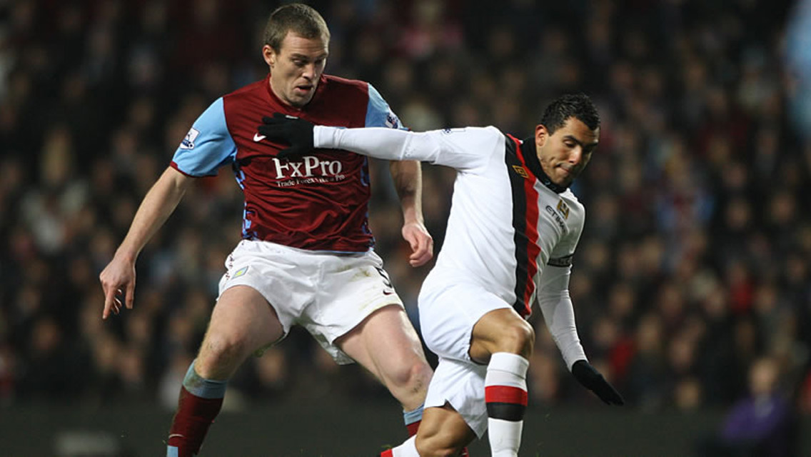 Tevez and Dunn on the ball