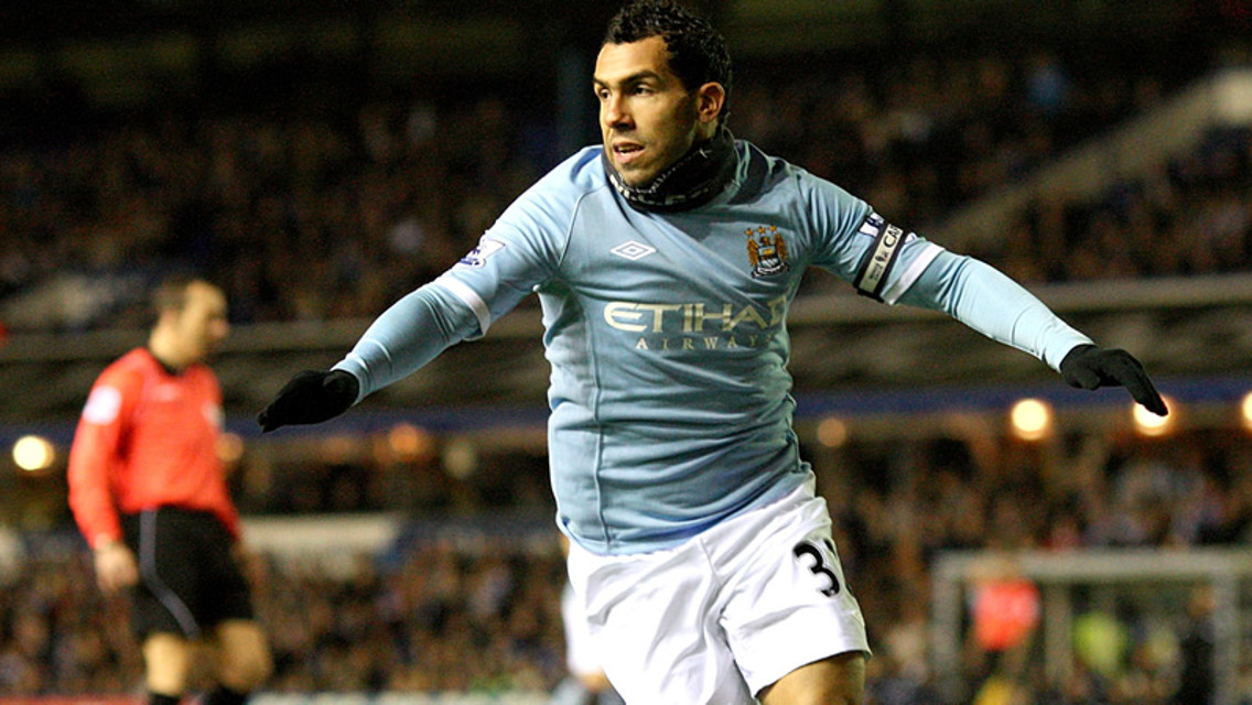 Tevez Goal Celebration Birmingham