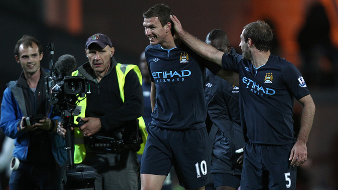 Eding and Zabba Celebrate Blackburn