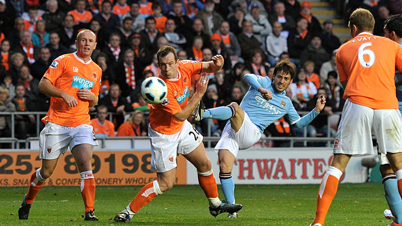 Silva Goal Blackpool