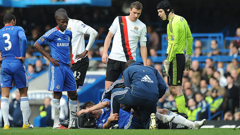 Injury on Terry Chelsea