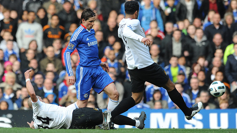 Lescott and Dejong block Torres Chelsea