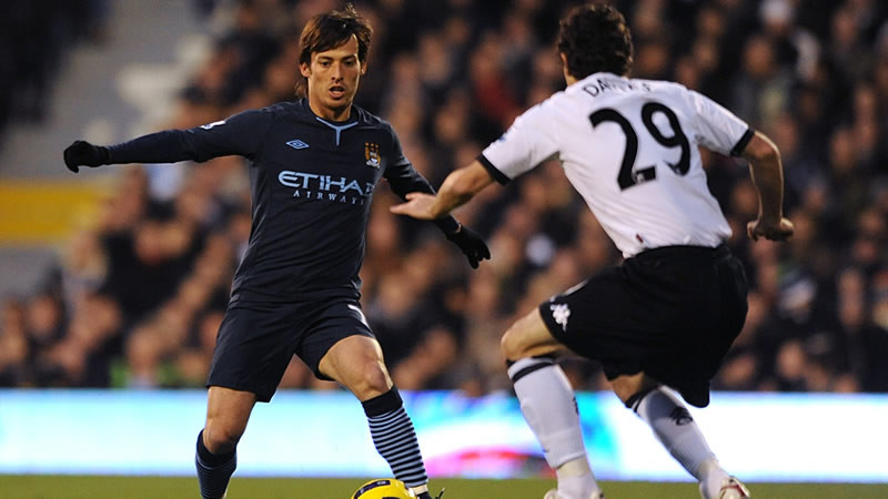 David Silva action Fulham