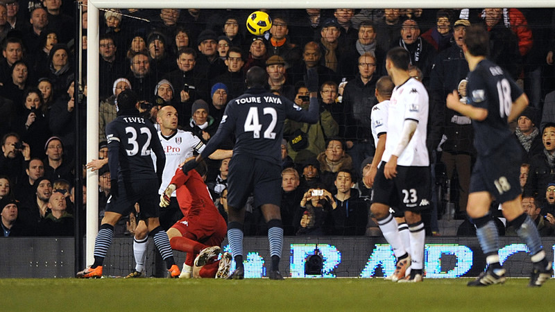 Man citys 4th Goal at Fulham