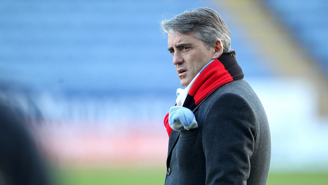 Mancini Pre Leicester
