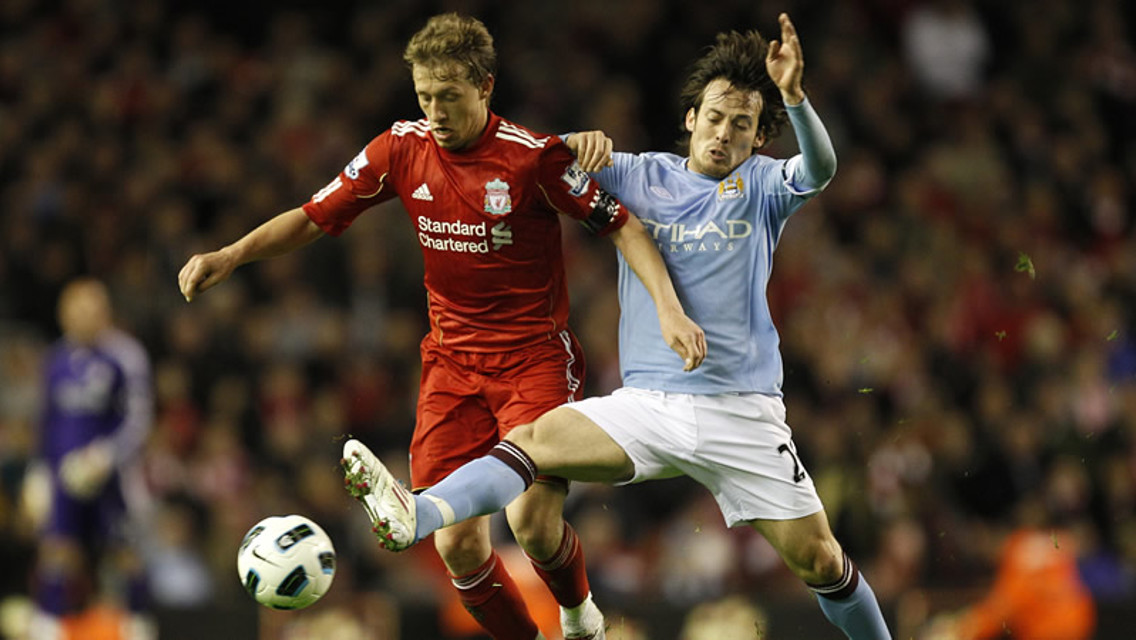 Silva on the Tackle front Liverpool